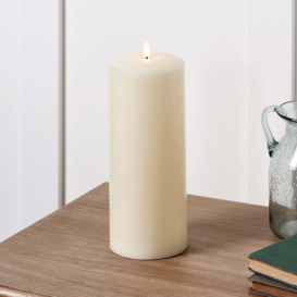 TruGlow® Ivory LED Chapel Candle 25cm - thumbnail 1