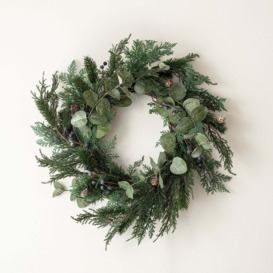 Frosted Berry and Pinecone Garland and Wreath - thumbnail 2