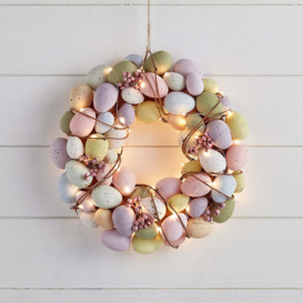 33cm Egg Easter Wreath Micro Light Bundle - thumbnail 1