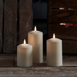 TruGlow® Waterproof Outdoor Candle Trio - thumbnail 2