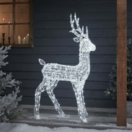 Swinsty Acrylic Stag Light Up Reindeer 24v