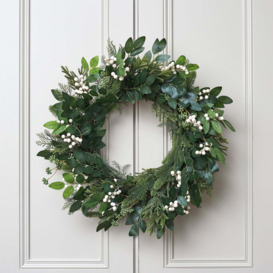 66cm Oversized White Berry Christmas Wreath