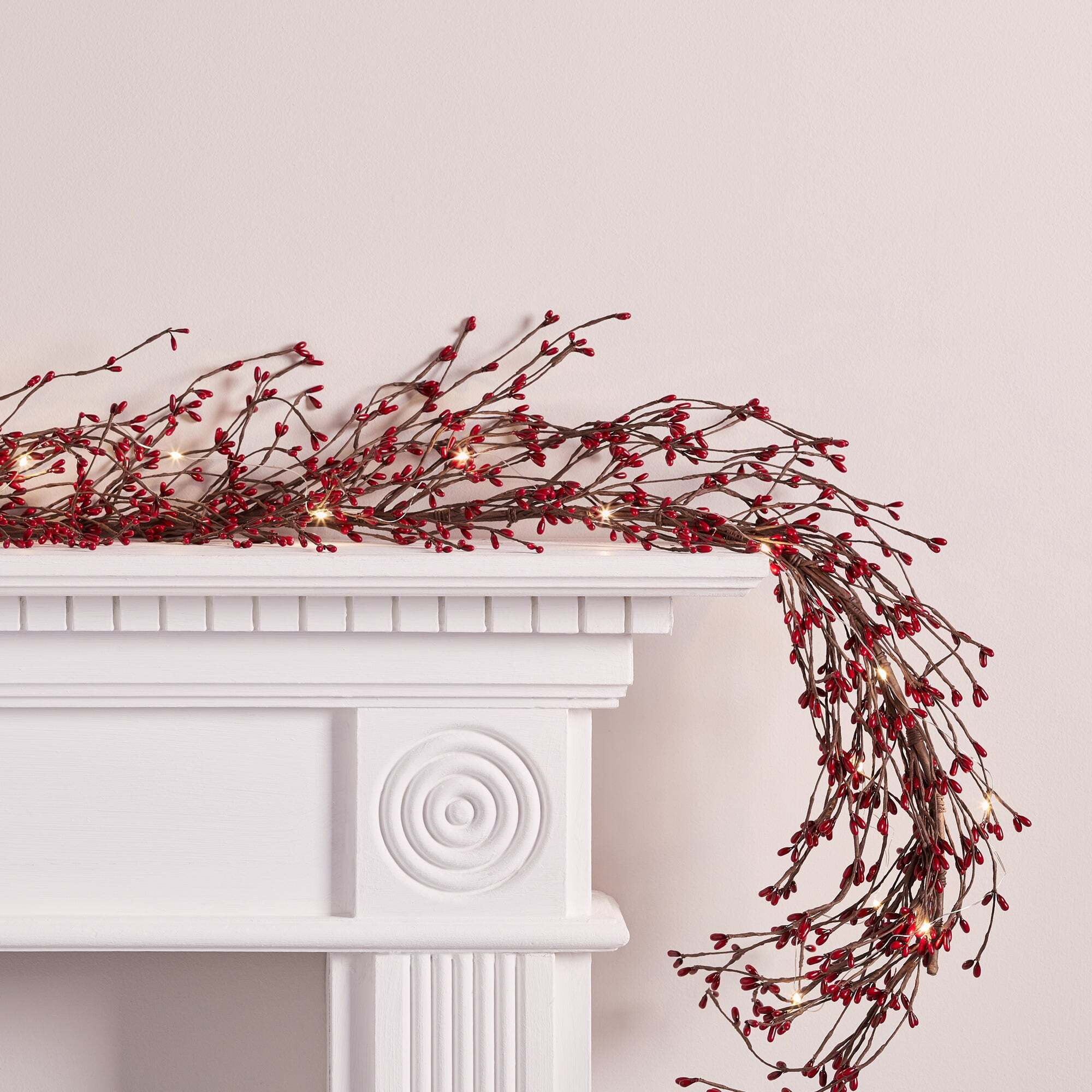 1.5m Red Rice Berry Christmas Garland - image 1