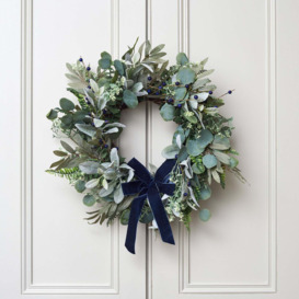 50cm Blue Berry Christmas Wreath - thumbnail 1
