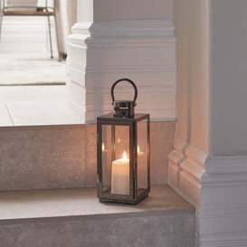 Stainless Steel Candle Lantern Trio with TruGlow® Candles - thumbnail 2