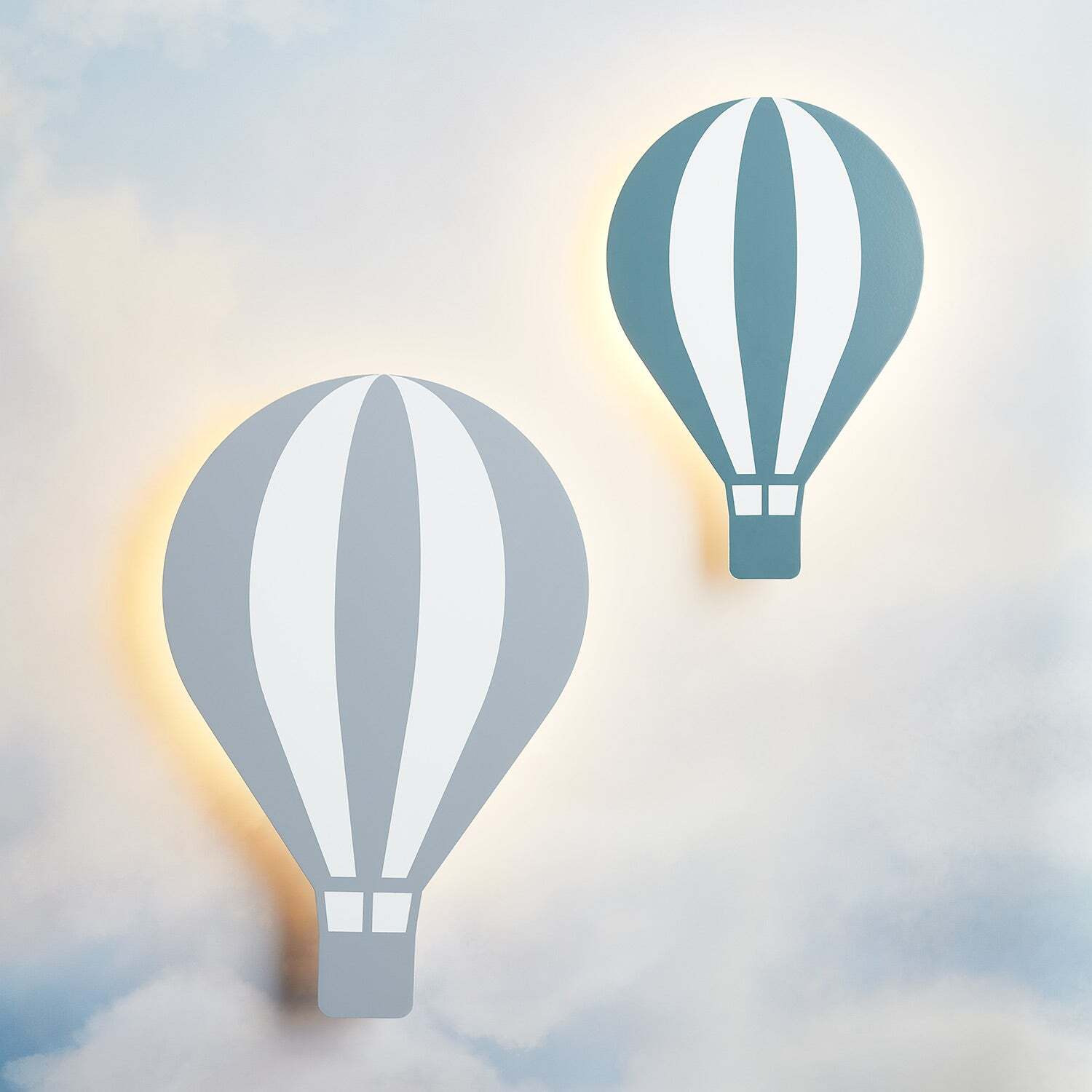 Hot Air Balloon Children's Wall Light Duo - image 1