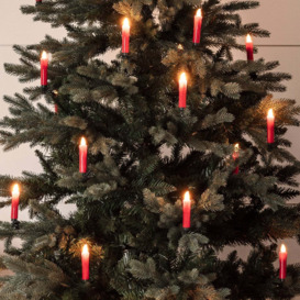 20 Red Christmas Tree Candle Lights - thumbnail 2