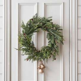 60cm Fir, Ash & Pine Christmas Wreath - thumbnail 1