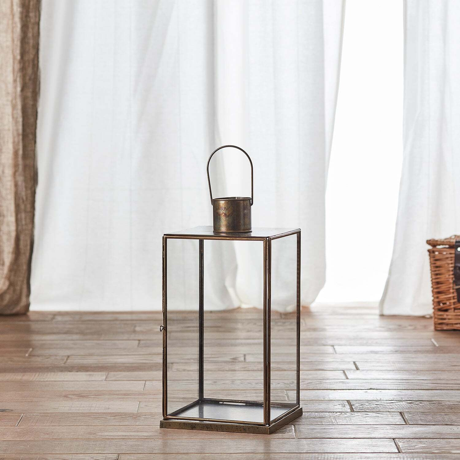 Leif Artisan Glass Lantern - image 1