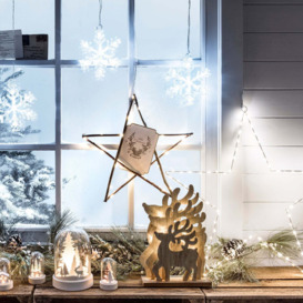Stockholm Snowflake Christmas Window Light - thumbnail 2
