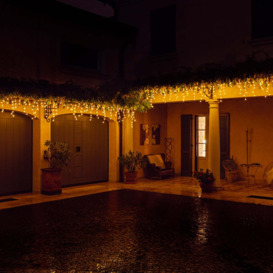 5m 190 LED Twinkly Smart App Controlled Icicle Lights Gold & Silver Edition - thumbnail 1