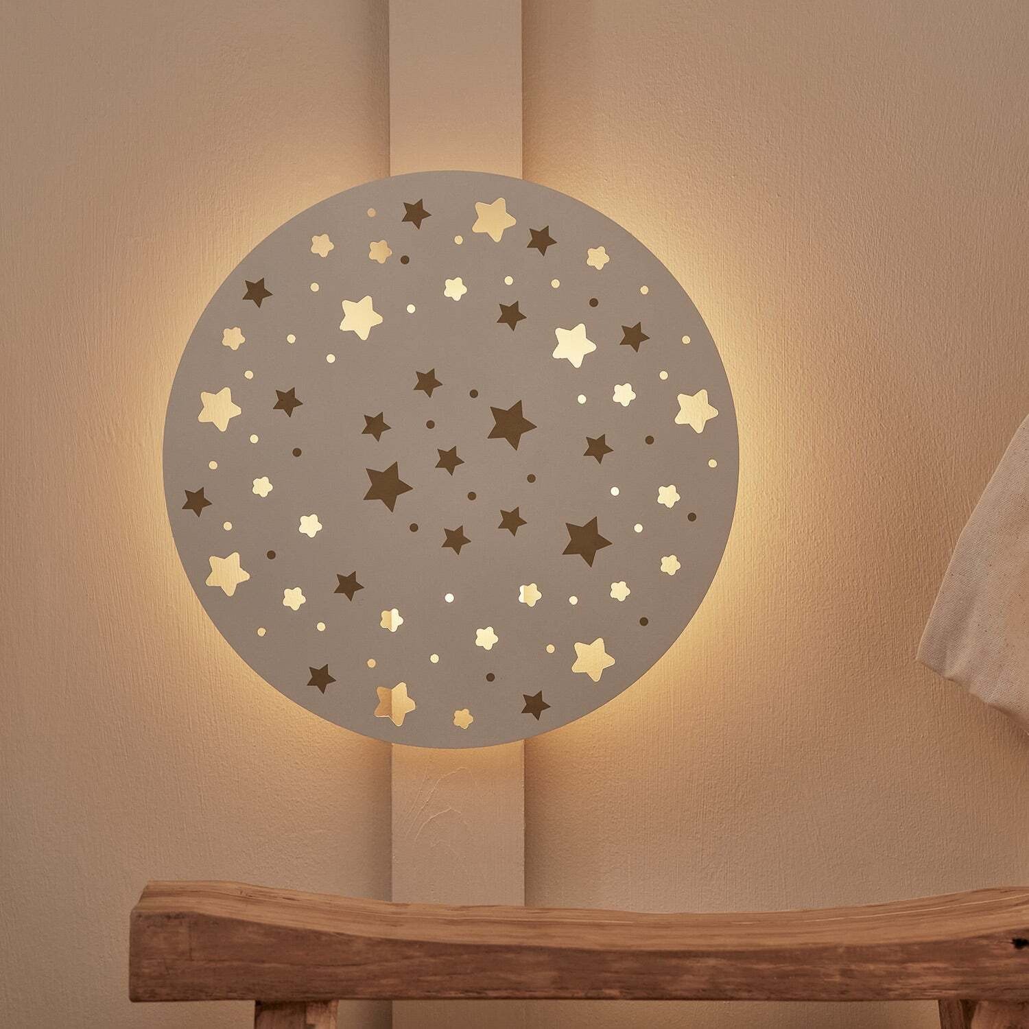 Rechargeable Starry Night Sky Children’s Wall Light - image 1