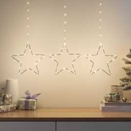 LED Hanging Star Christmas Decoration Trio - thumbnail 2