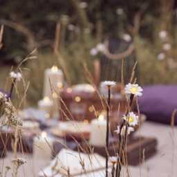 30 LED Daisy Solar Stake Lights - thumbnail 2