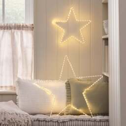 Set of 2 Dual Colour LED Osby Star Silhouettes - thumbnail 2
