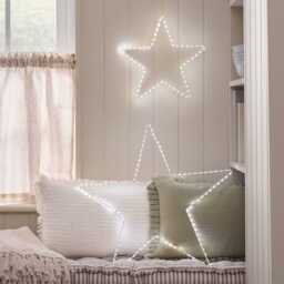 Set of 2 Dual Colour LED Osby Star Silhouettes - thumbnail 1
