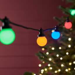 Pro Connect 150m 300 Multi Coloured Connectable Festoon Lights Black Cable