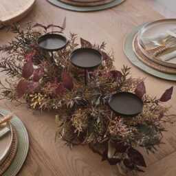 70cm Autumn Winter Trio Candle Holder