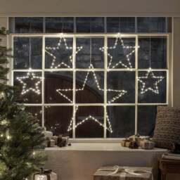 Dual Colour LED Osby Star Curtain Light - thumbnail 2