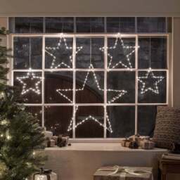 Dual Colour LED Osby Star Curtain Light - thumbnail 1