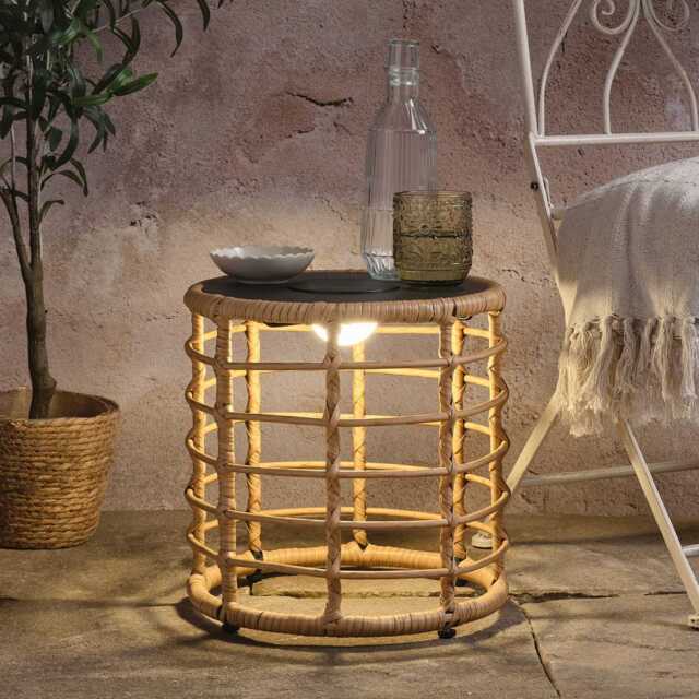 Hygge Solar Powered Light Up Garden Table - image 1