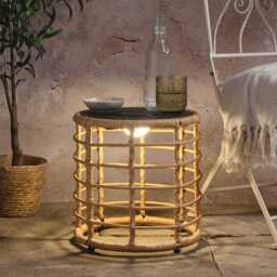 Hygge Solar Powered Light Up Garden Table - thumbnail 1