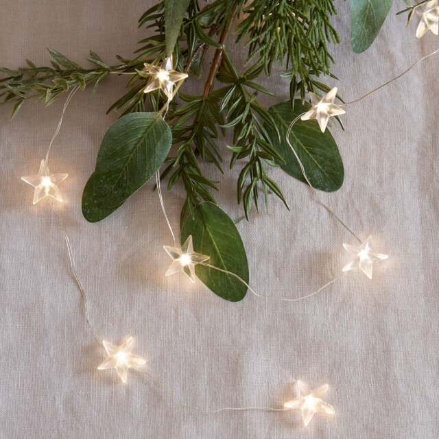 50 Warm White Star Micro Fairy Lights - image 1