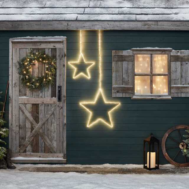 Outdoor Hanging Star Light Duo - image 1