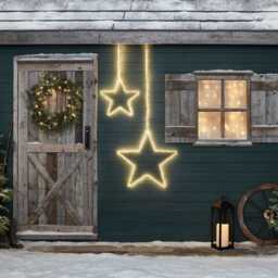 Outdoor Hanging Star Light Duo - thumbnail 1