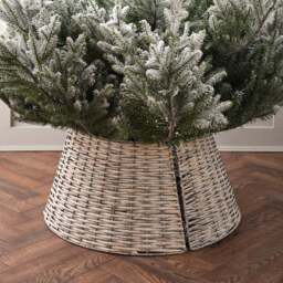 Rattan Christmas Tree Skirt