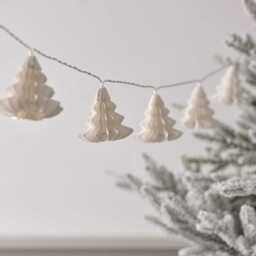 1.8m Paper Christmas Tree LED String Lights - thumbnail 2