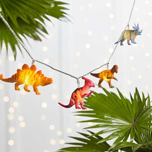 12 Dinosaur Fairy Lights - image 1