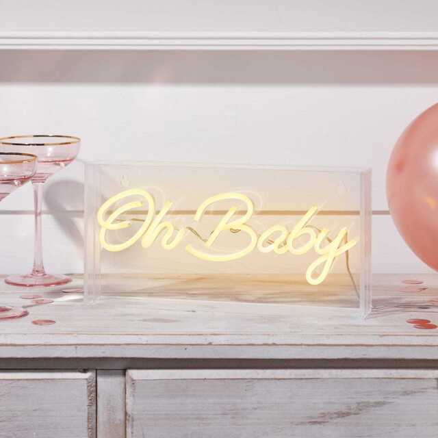 Oh Baby Neon Light Box - image 1