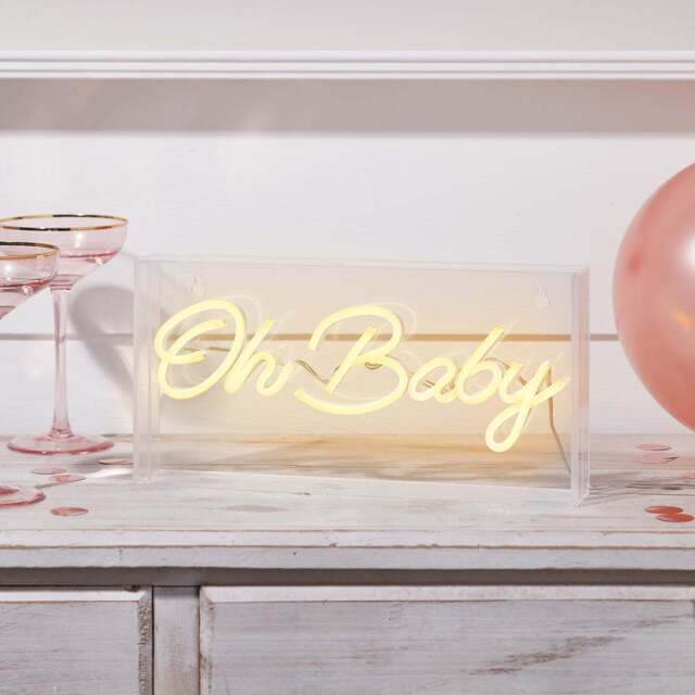 Oh Baby Neon Light Box - image 1