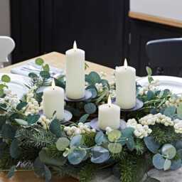 20cm Table Pillar Candle Holder - thumbnail 2