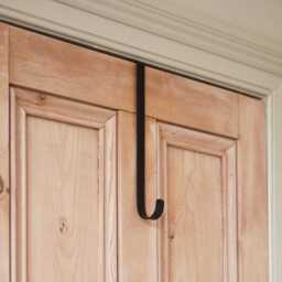 Black Wreath Door Hanger - thumbnail 1