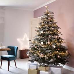 1200 Warm White LED Micro Cluster Christmas Tree Lights 15m - thumbnail 2