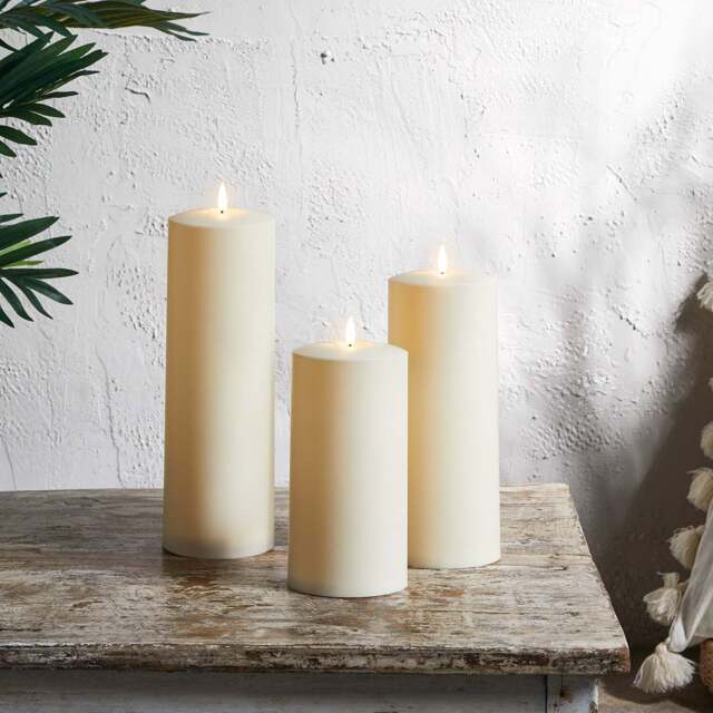 Large TruGlow® Waterproof Outdoor Candle Trio - image 1