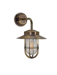 Hanwell Wall Light Antique Brass - thumbnail 2