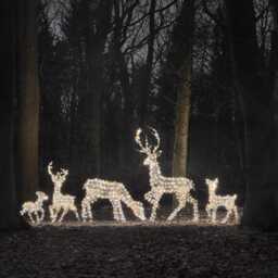 Dual LED Studley XL Light Up Reindeer Family - thumbnail 2