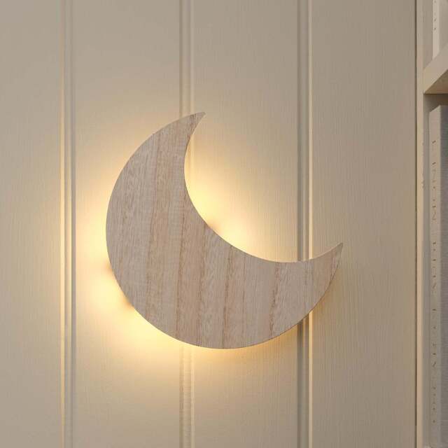 Moonbeam Children's Battery Wall Light - image 1