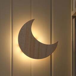 Moonbeam Children's Battery Wall Light - thumbnail 2