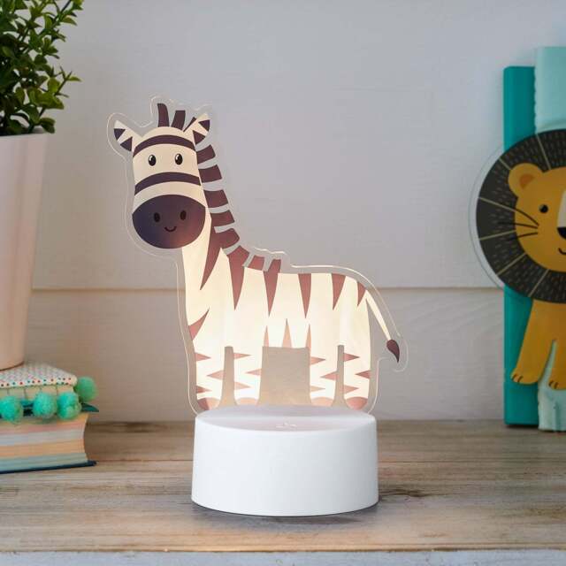 2-in-1 Lion & Zebra USB Children's Light - image 1