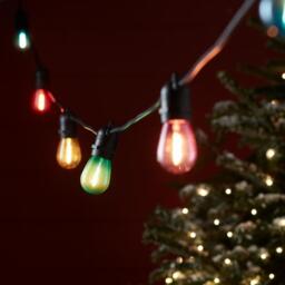 Ultimate Connect Multi Coloured Festoon Lights Black Cable - thumbnail 2