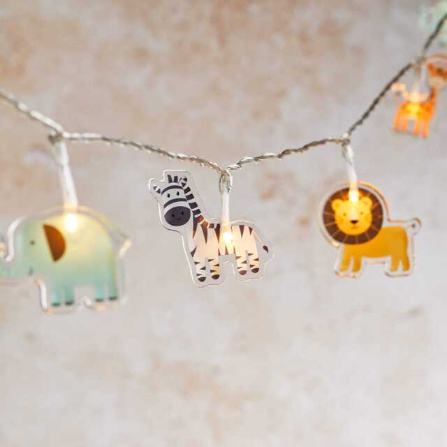 12 Safari Children's Fairy Lights - image 1