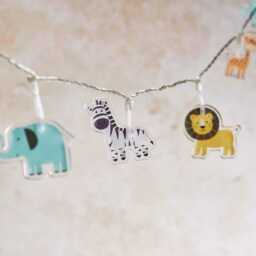 12 Safari Children's Fairy Lights - thumbnail 2