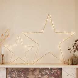 34cm Gold Osby Star Window Light - thumbnail 2