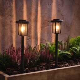 2 Dartmoor Filament Solar Stake Lights - thumbnail 1