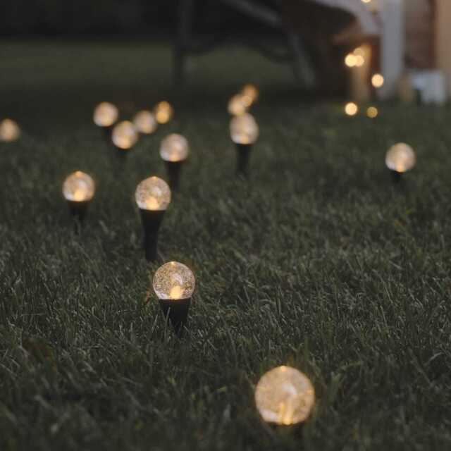 20 Pacific Mini Bubble Solar Stake Lights - image 1