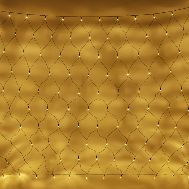 Essential Connect Warm White Connectable Net Lights Green Cable - image 1